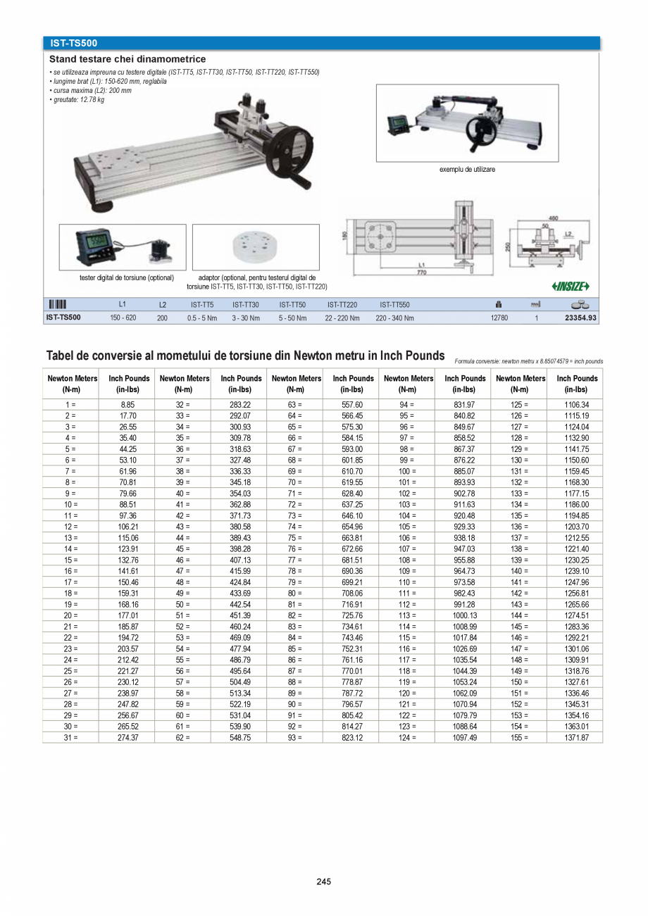Pagina 245-CATALOG-UNIOR-TEPID-INDUSTRIAL-2025_rev5  Catalog, brosura Romana erior 1/4”- patrat exterior...