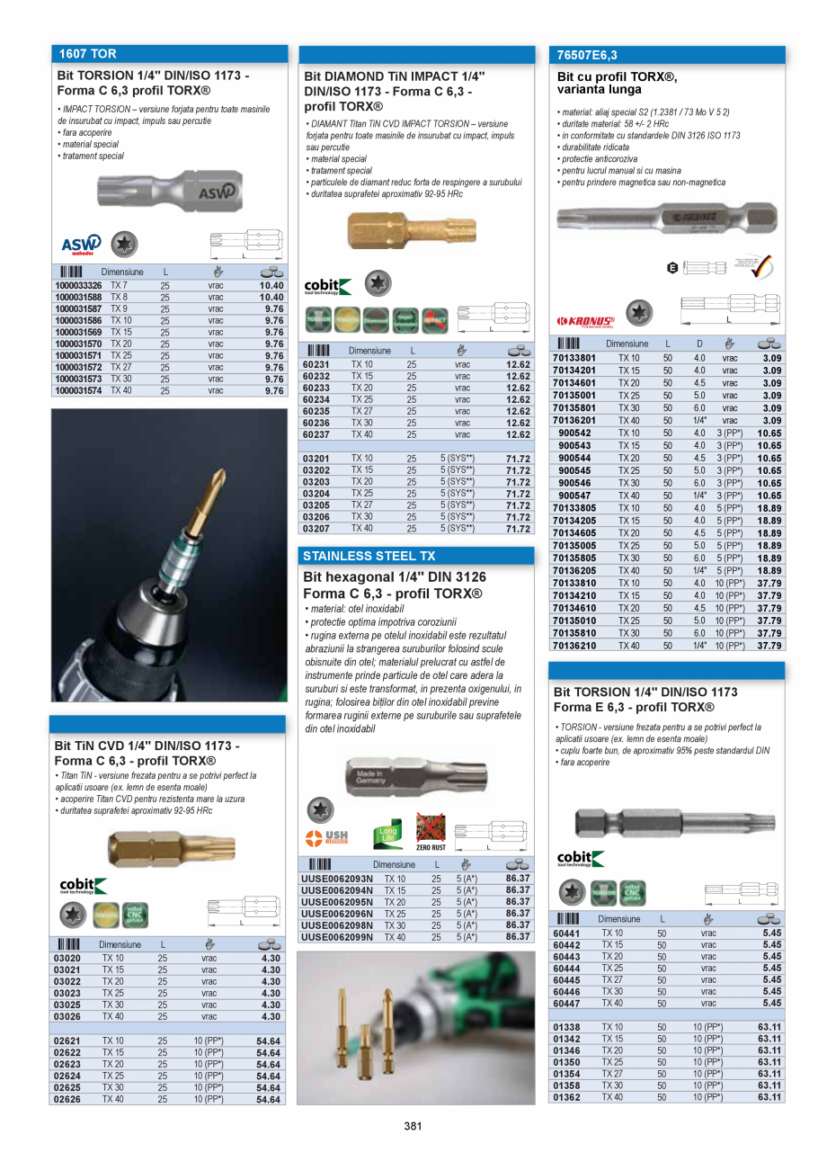 Pagina 381-CATALOG-UNIOR-TEPID-INDUSTRIAL-2025_rev5  Catalog, brosura Romana 20
• deschidere: patrat, DIN...