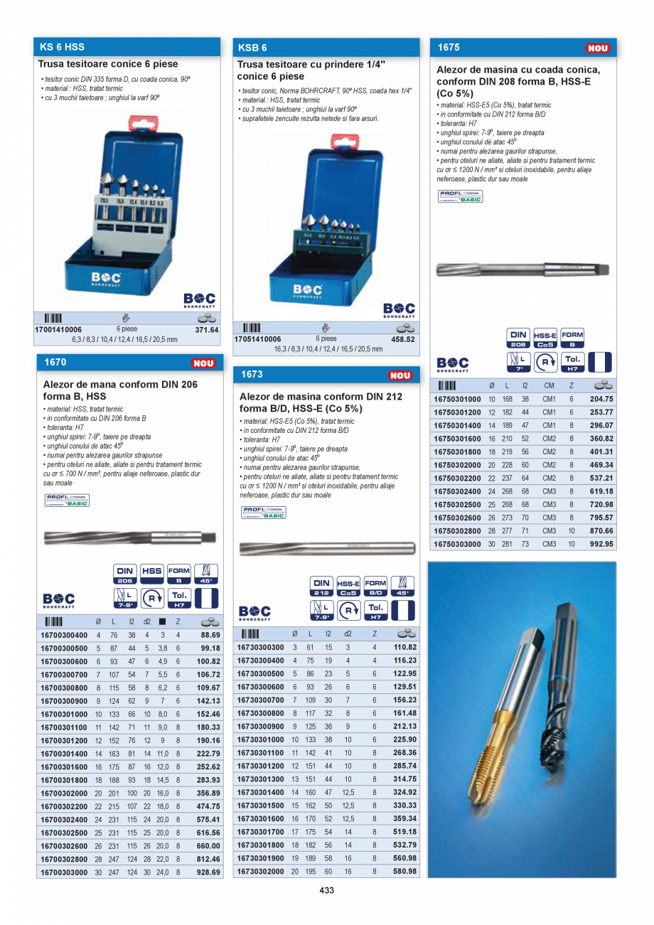 Pagina 433-CATALOG-UNIOR-TEPID-INDUSTRIAL-2025_rev5  Catalog, brosura Romana  - H 40
• deschidere: hexagon...