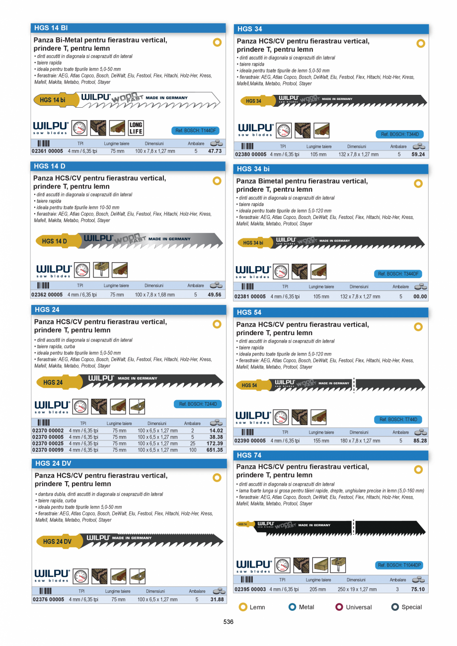 Pagina 536-CATALOG-UNIOR-TEPID-INDUSTRIAL-2025_rev5  Catalog, brosura Romana  sectiune 1.5 mm²
et 2.5 mm²
...