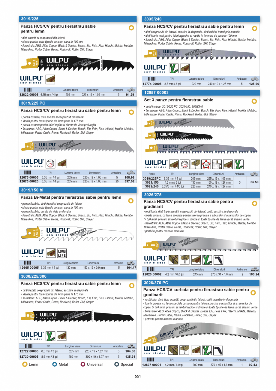 Pagina 551 - CATALOG-UNIOR-TEPID-INDUSTRIAL-2025_rev5  Catalog, brosura Romana  cu suruburi de otel ...