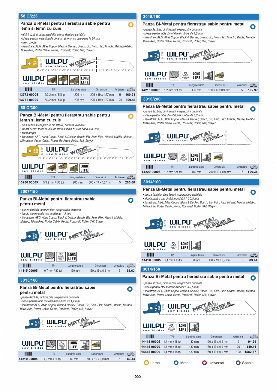 Pagina 555 - CATALOG-UNIOR-TEPID-INDUSTRIAL-2025_rev5  Catalog, brosura Romana  diametre intre...