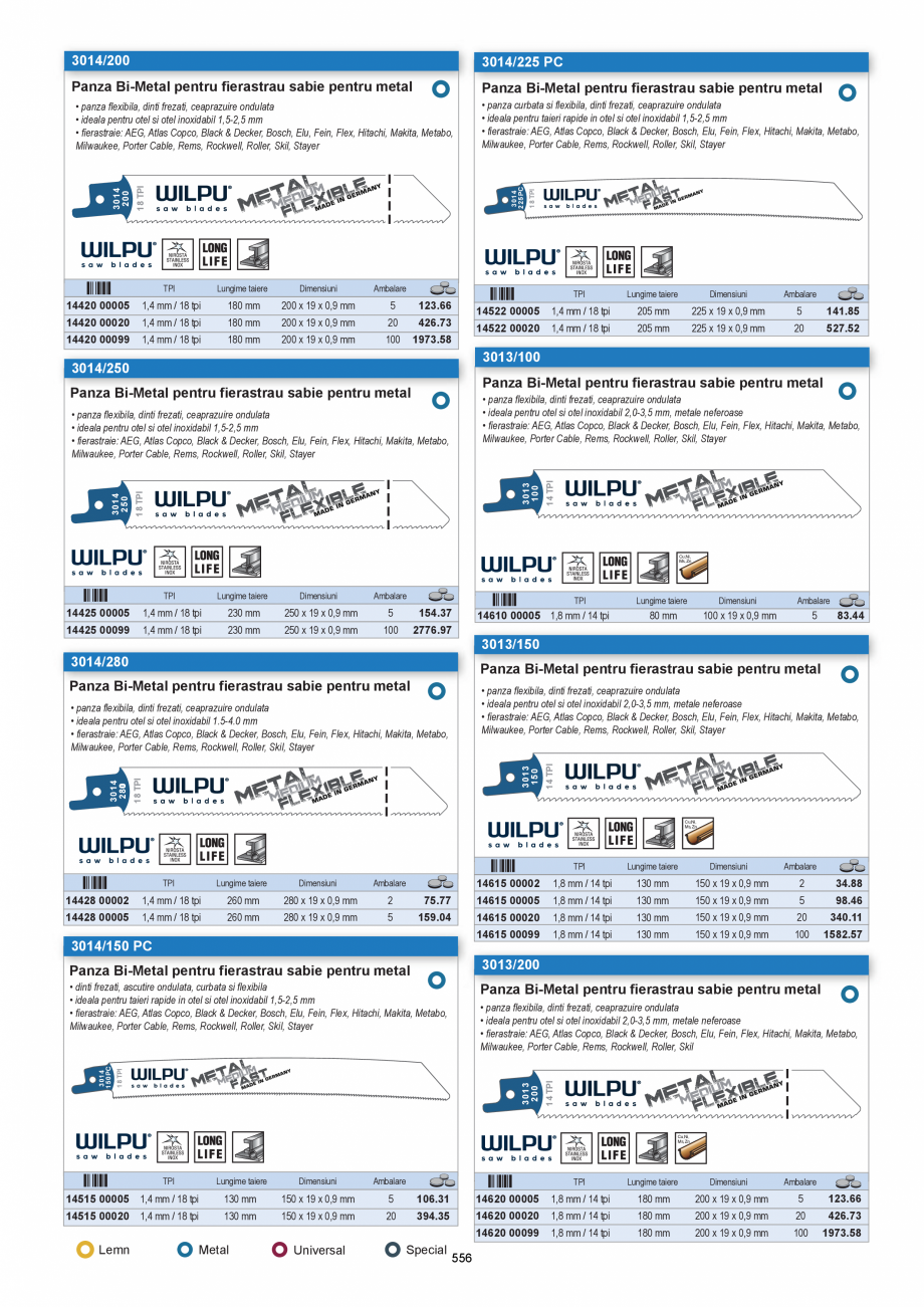 Pagina 556 - CATALOG-UNIOR-TEPID-INDUSTRIAL-2025_rev5  Catalog, brosura Romana l EN12540
• varfuri...
