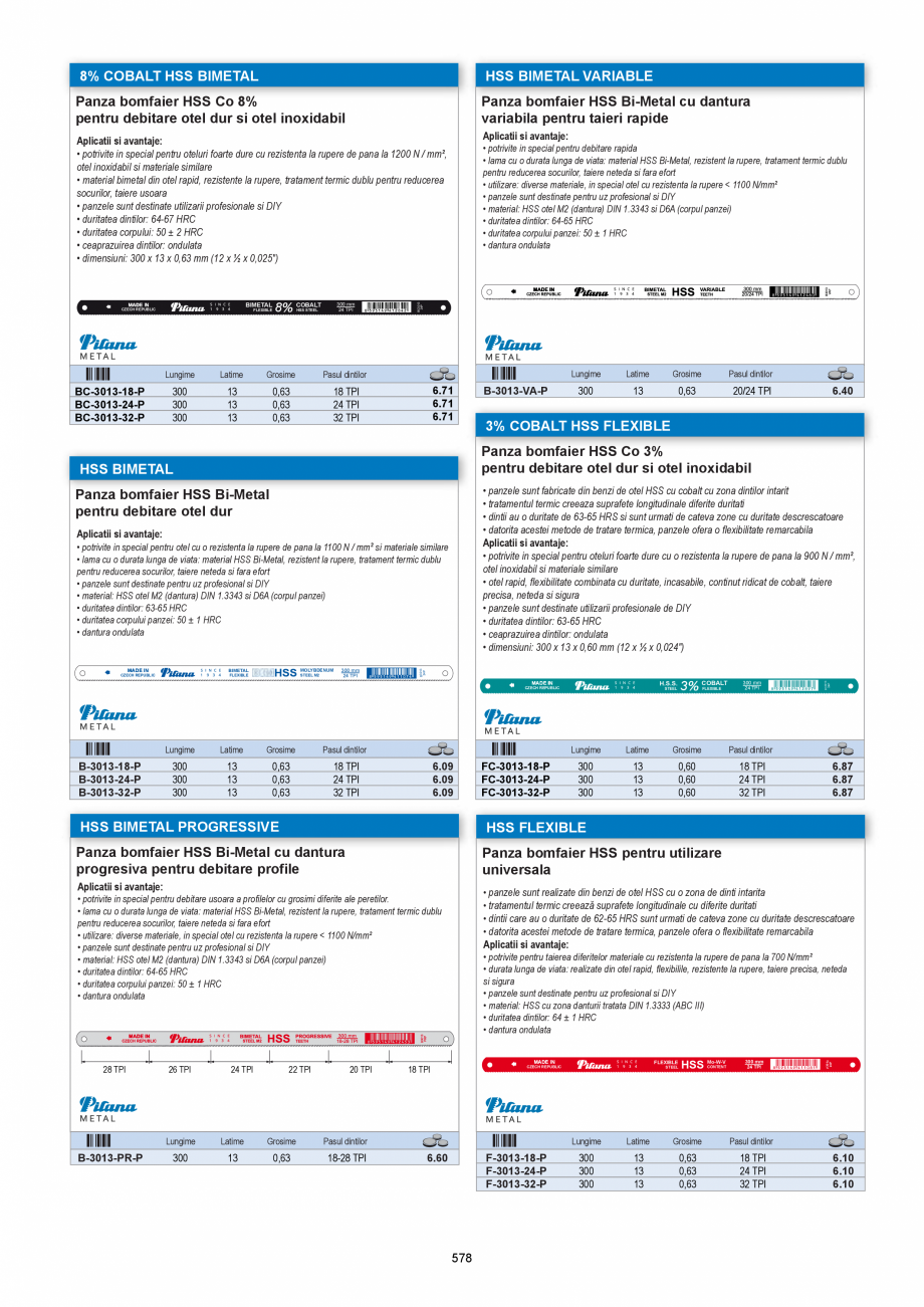 Pagina 578-CATALOG-UNIOR-TEPID-INDUSTRIAL-2025_rev5  Catalog, brosura Romana 
• foarfeca tabla cu lame...