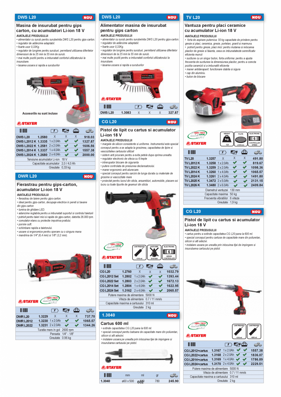 Pagina 602 - CATALOG-UNIOR-TEPID-INDUSTRIAL-2025_rev5  Catalog, brosura Romana 
• cadru solid de...