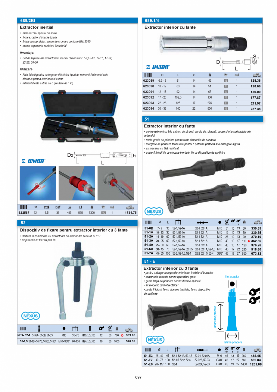 Pagina 697-CATALOG-UNIOR-TEPID-INDUSTRIAL-2025_rev5  Catalog, brosura Romana cuamare
• forjat, calire si...