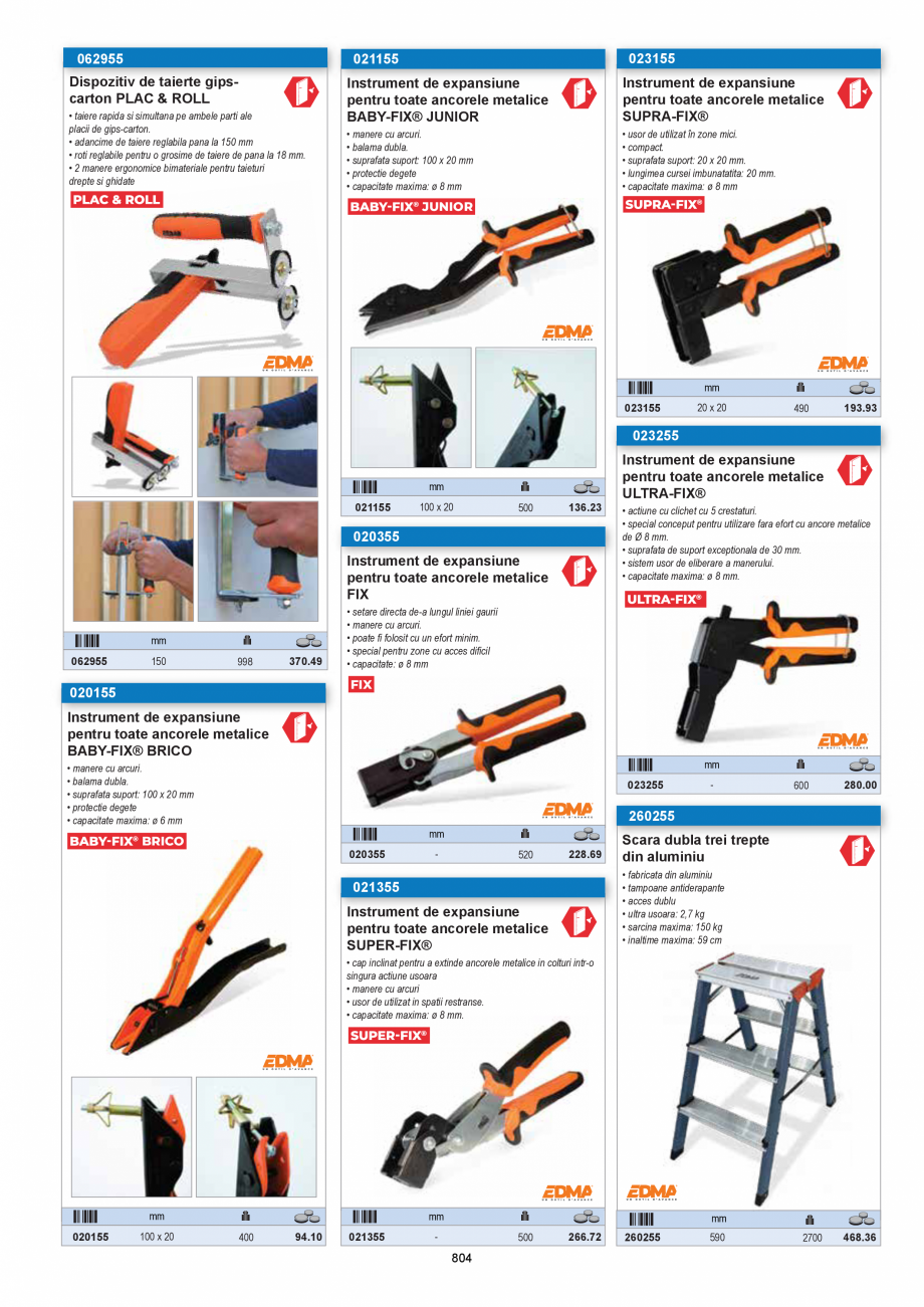 Pagina 802 - CATALOG-UNIOR-TEPID-INDUSTRIAL-2025_rev5  Catalog, brosura Romana tel carbon
• lama...