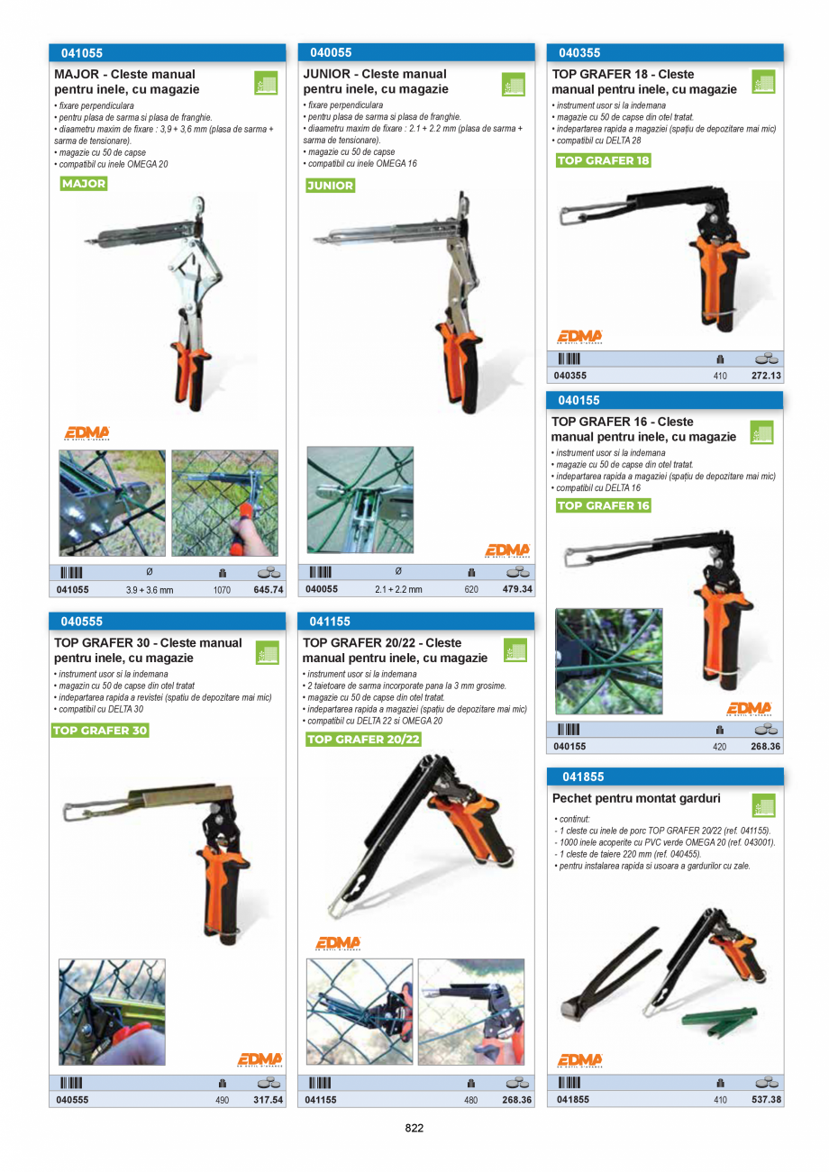 Pagina 820-CATALOG-UNIOR-TEPID-INDUSTRIAL-2025_rev5  Catalog, brosura Romana rior
• cu vernier monobloc
•...