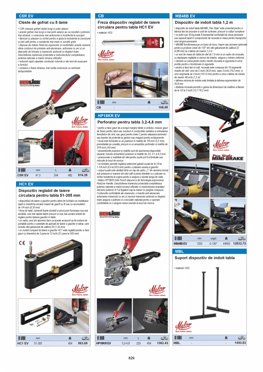 Pagina 827-CATALOG-UNIOR-TEPID-INDUSTRIAL-2025_rev5  Catalog, brosura Romana ancime normal
• ambalat in cutie...