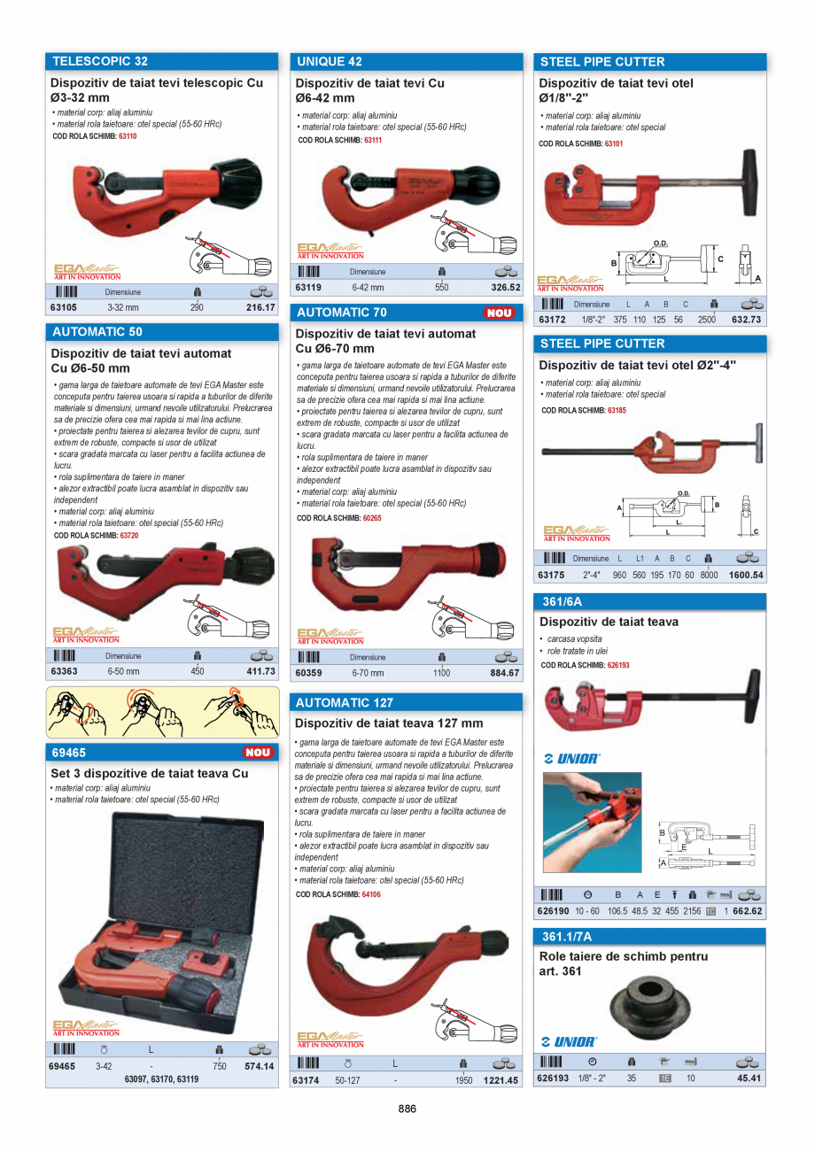 Pagina 884-CATALOG-UNIOR-TEPID-INDUSTRIAL-2025_rev5  Catalog, brosura Romana  moale, gips dur, mortar amestecat...