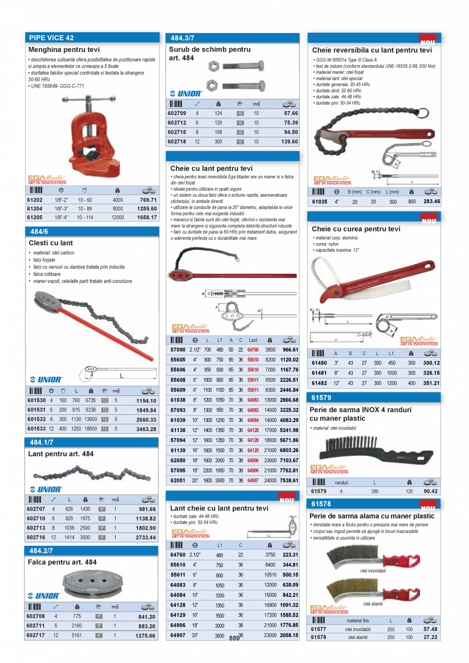 Pagina 887-CATALOG-UNIOR-TEPID-INDUSTRIAL-2025_rev5  Catalog, brosura Romana oastre de ciocane si scule de...