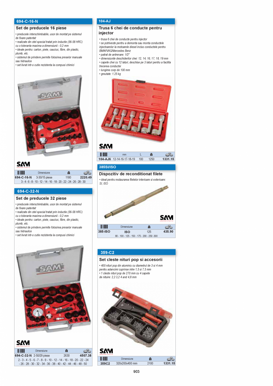 Pagina 901 - CATALOG-UNIOR-TEPID-INDUSTRIAL-2025_rev5  Catalog, brosura Romana entru tamplari
•...
