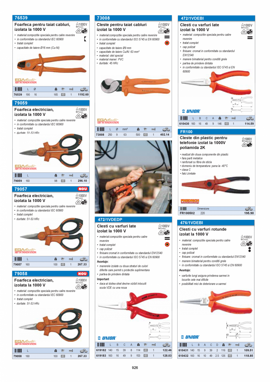 Pagina 924-CATALOG-UNIOR-TEPID-INDUSTRIAL-2025_rev5  Catalog, brosura Romana e lemn, cu o lungime de 800 mm
•...