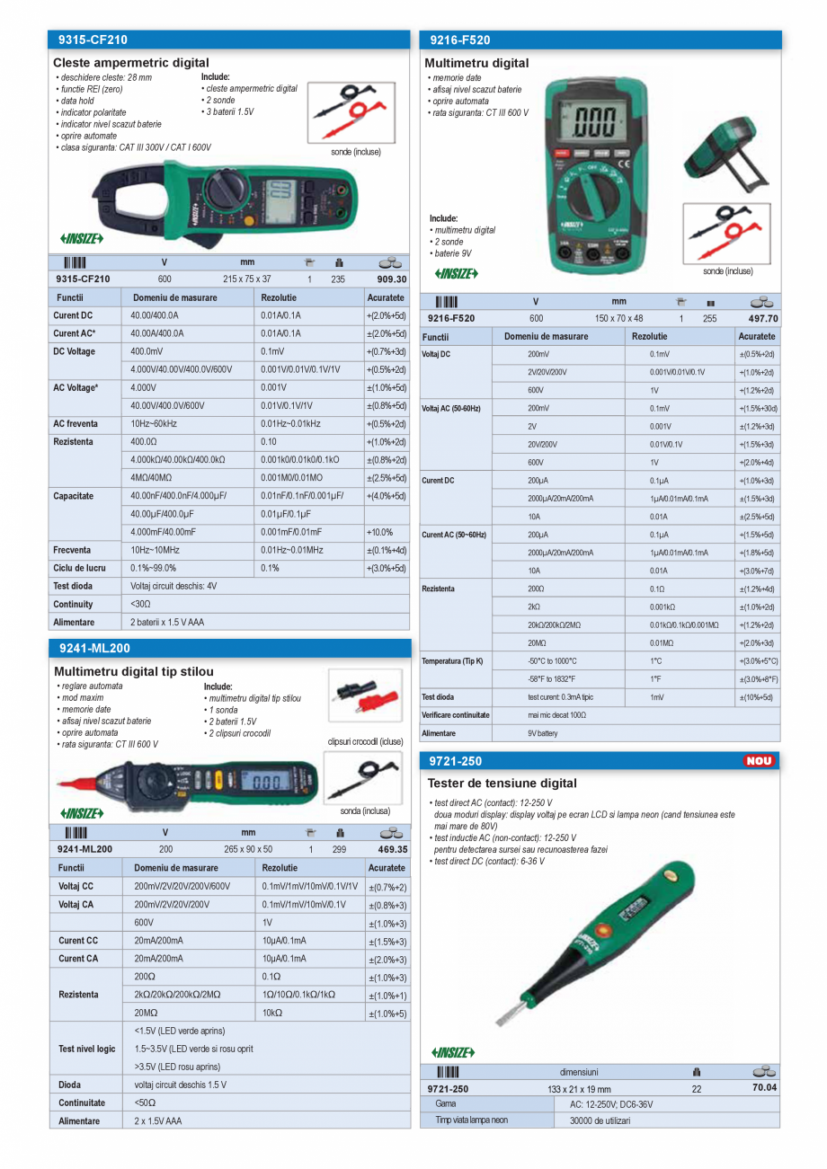 Pagina 41-CATALOG INDUSTRIAL UNIOR-TEPID 2025-2026 - INSTRUMENTE DE MASURA SI CONTROL web  Catalog, brosura...