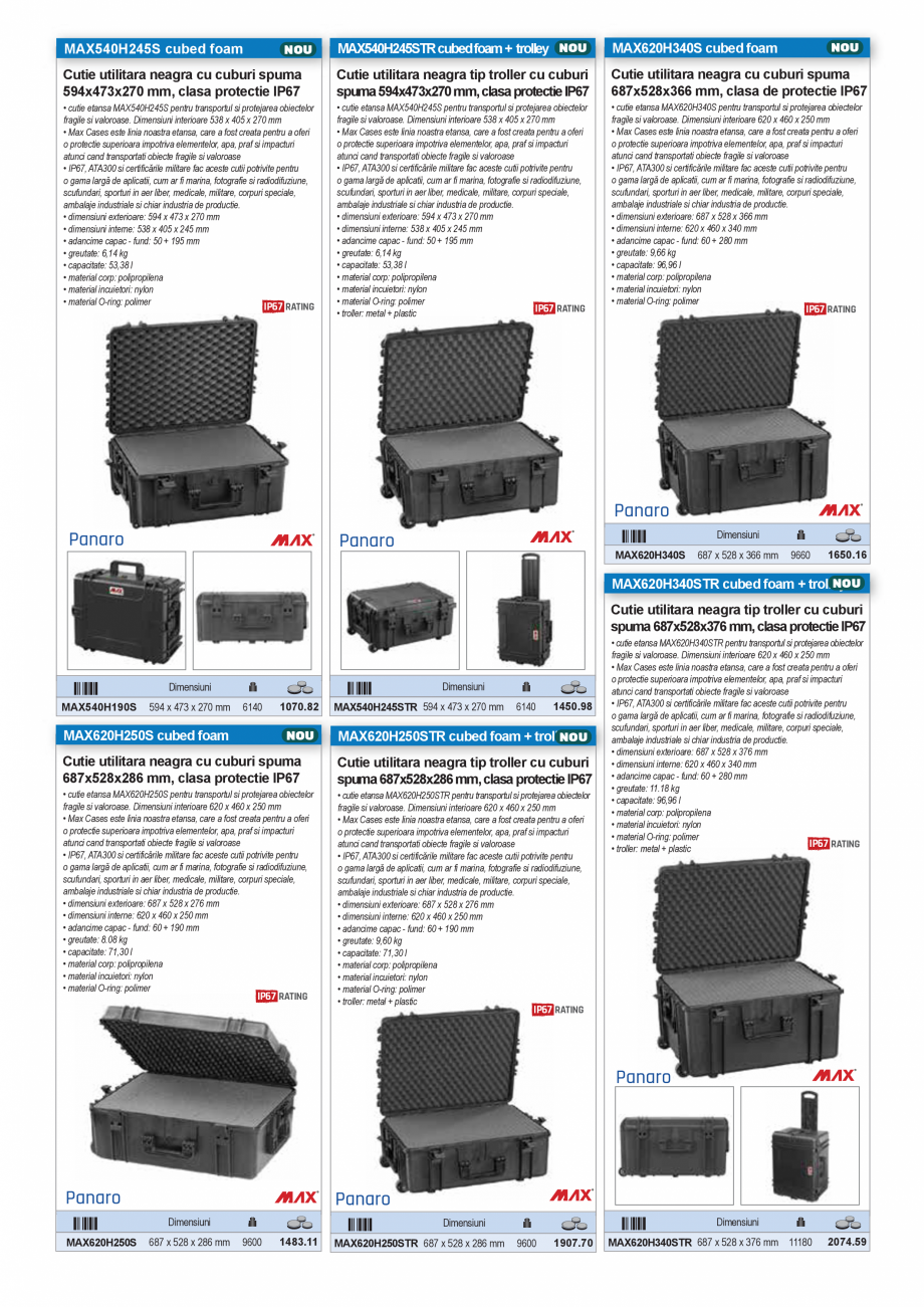 Pagina 10 - Catalog industrial 2025 - 2026 - CUTII ETANSE PENTRU SCULE  Catalog, brosura Romana  apa...