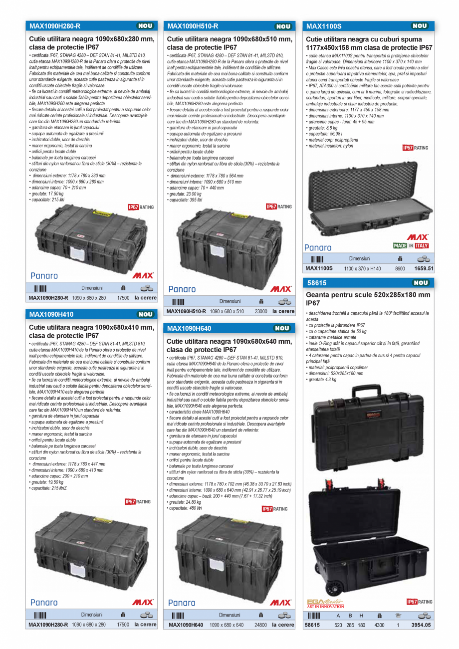 Pagina 11 - Catalog industrial 2025 - 2026 - CUTII ETANSE PENTRU SCULE  Catalog, brosura Romana cand...