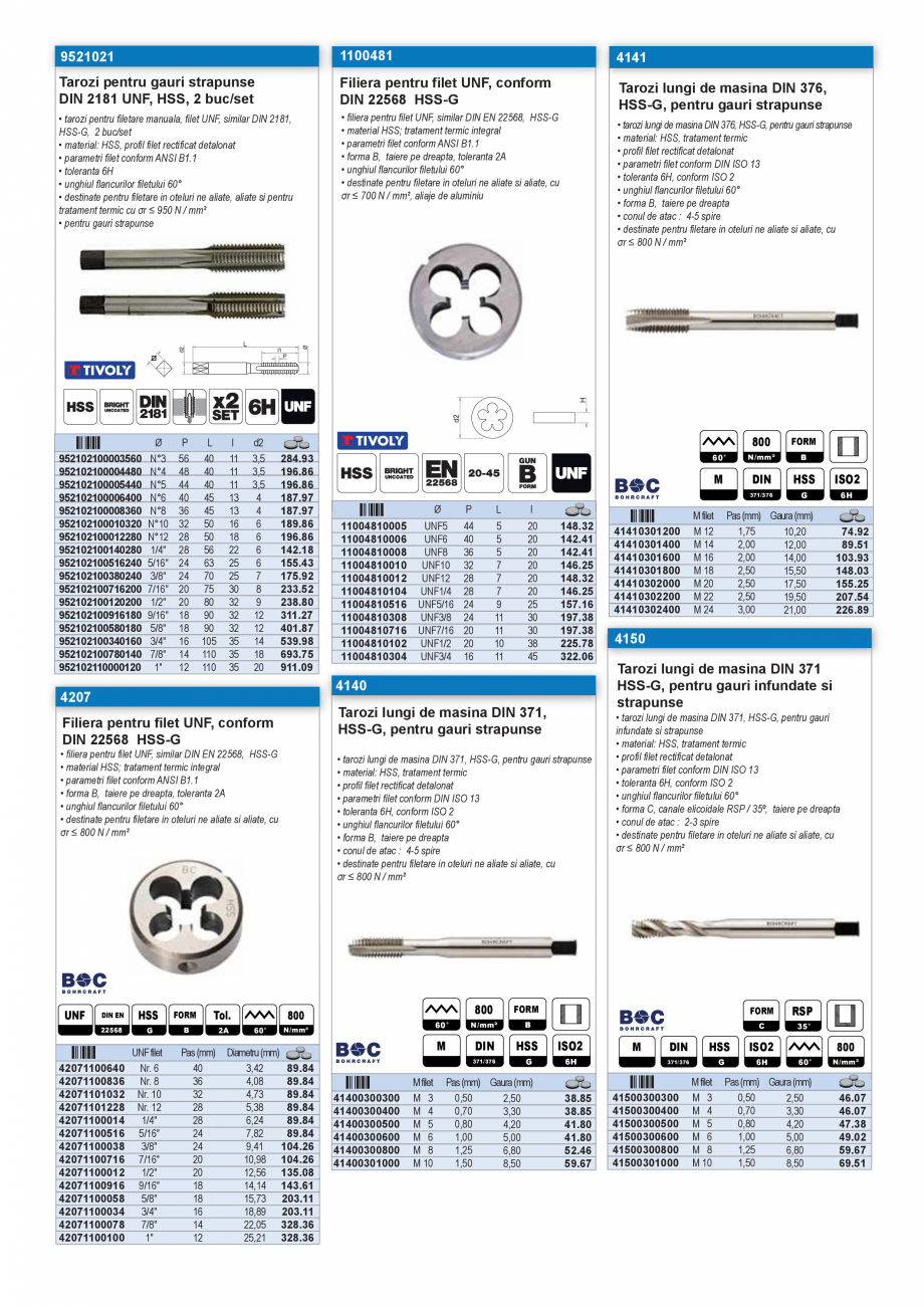 Pagina 29-CATALOG INDUSTRIAL UNIOR-TEPID 2025-2026 - BURGHIE SI CAROTE PENTRU METAL web  Catalog, brosura...