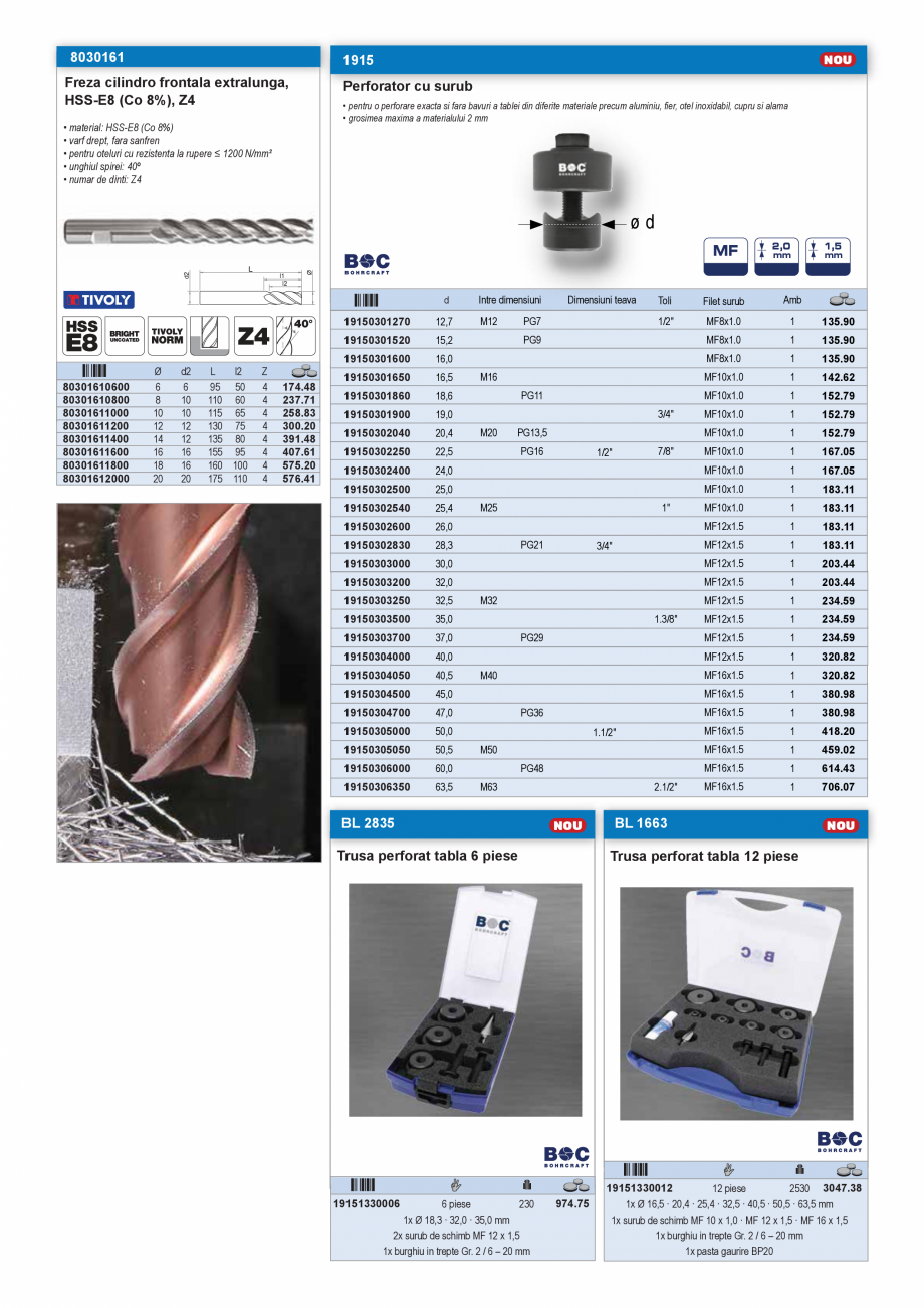 Pagina 36-CATALOG INDUSTRIAL UNIOR-TEPID 2025-2026 - BURGHIE SI CAROTE PENTRU METAL web  Catalog, brosura...