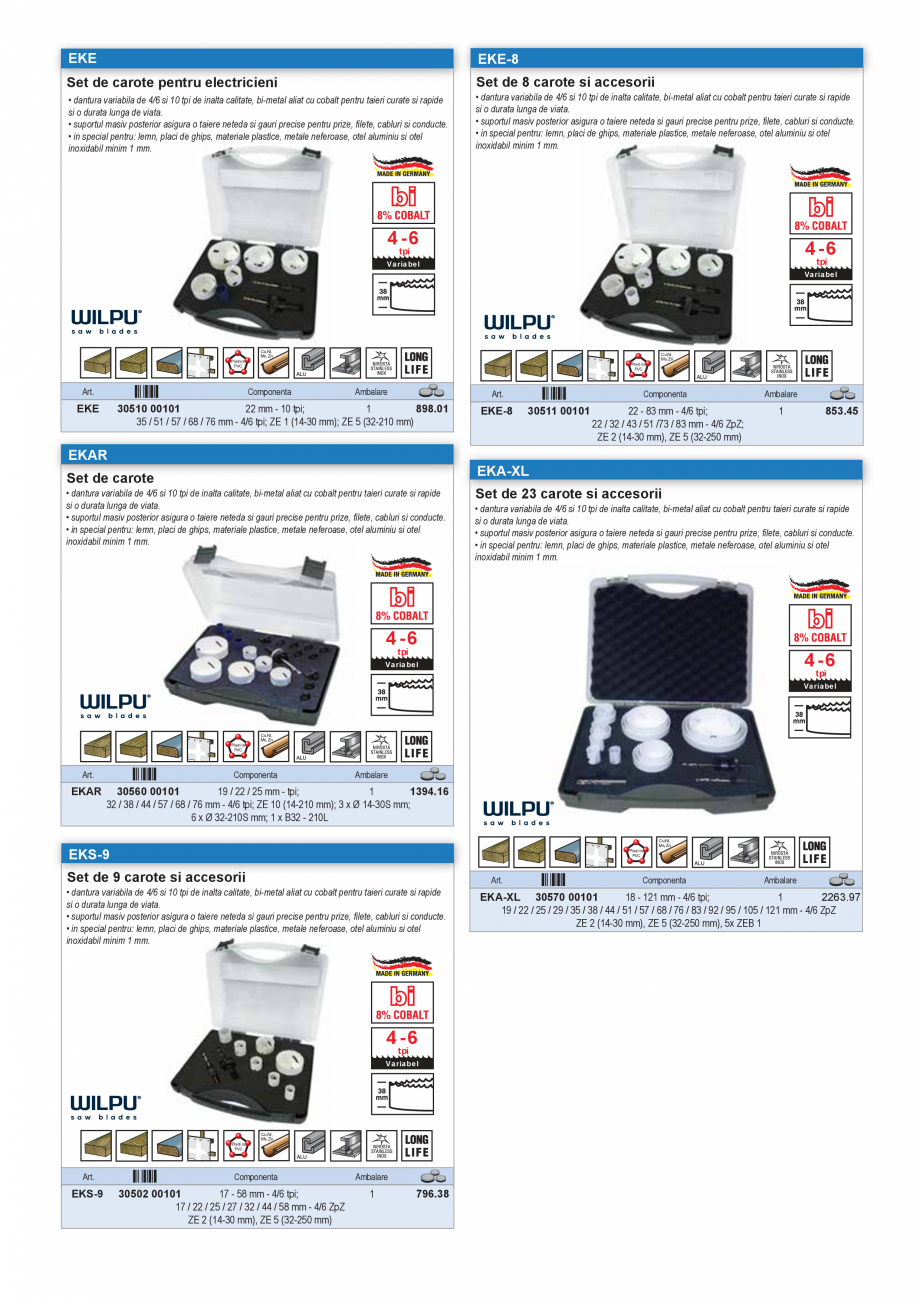 Pagina 49 - CATALOG INDUSTRIAL UNIOR-TEPID 2025-2026 - BURGHIE SI CAROTE PENTRU METAL web  Catalog, ...