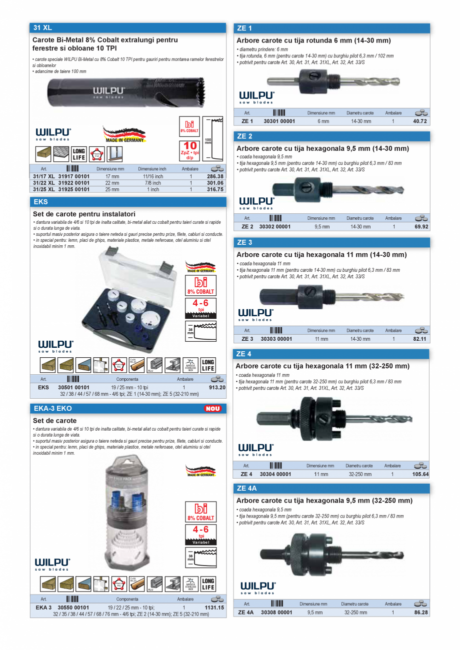 Pagina 50-CATALOG INDUSTRIAL UNIOR-TEPID 2025-2026 - BURGHIE SI CAROTE PENTRU METAL web  Catalog, brosura...