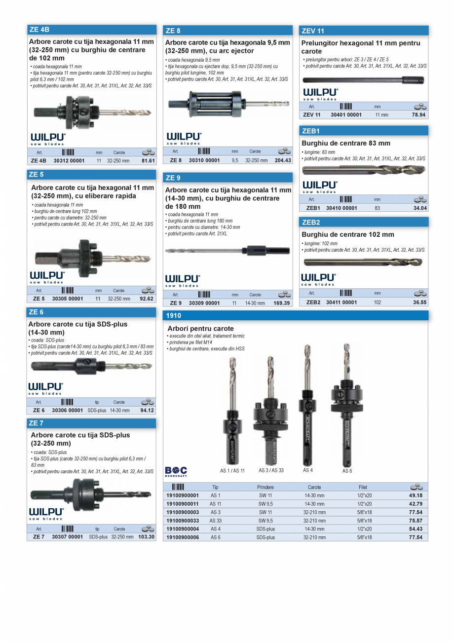 Pagina 51 - CATALOG INDUSTRIAL UNIOR-TEPID 2025-2026 - BURGHIE SI CAROTE PENTRU METAL web  Catalog, ...