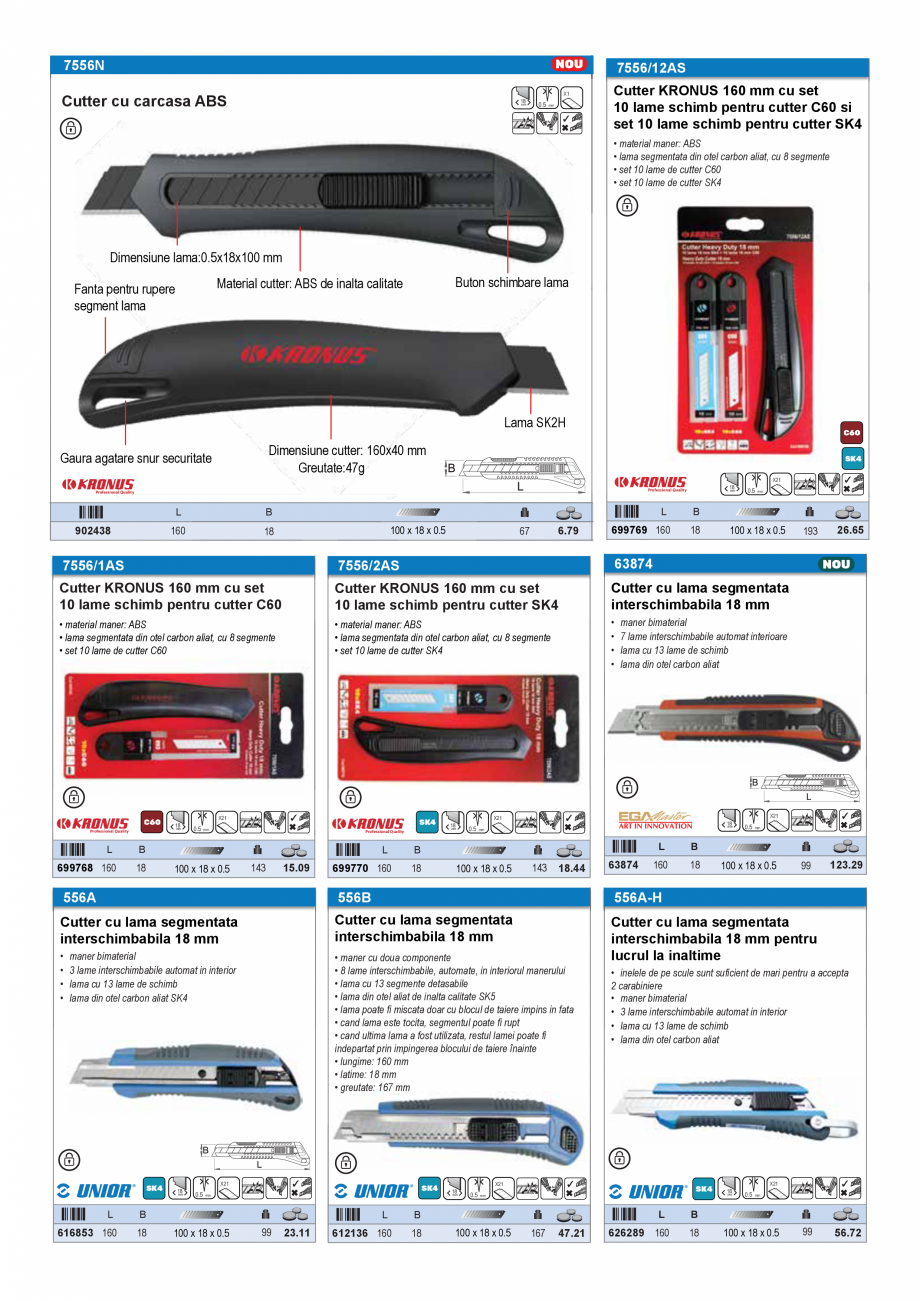 Pagina 5 - CATALOG INDUSTRIAL UNIOR-TEPID 2025-2026 - CUTTERE SI CUTITE EXTINS web  Catalog, brosura...