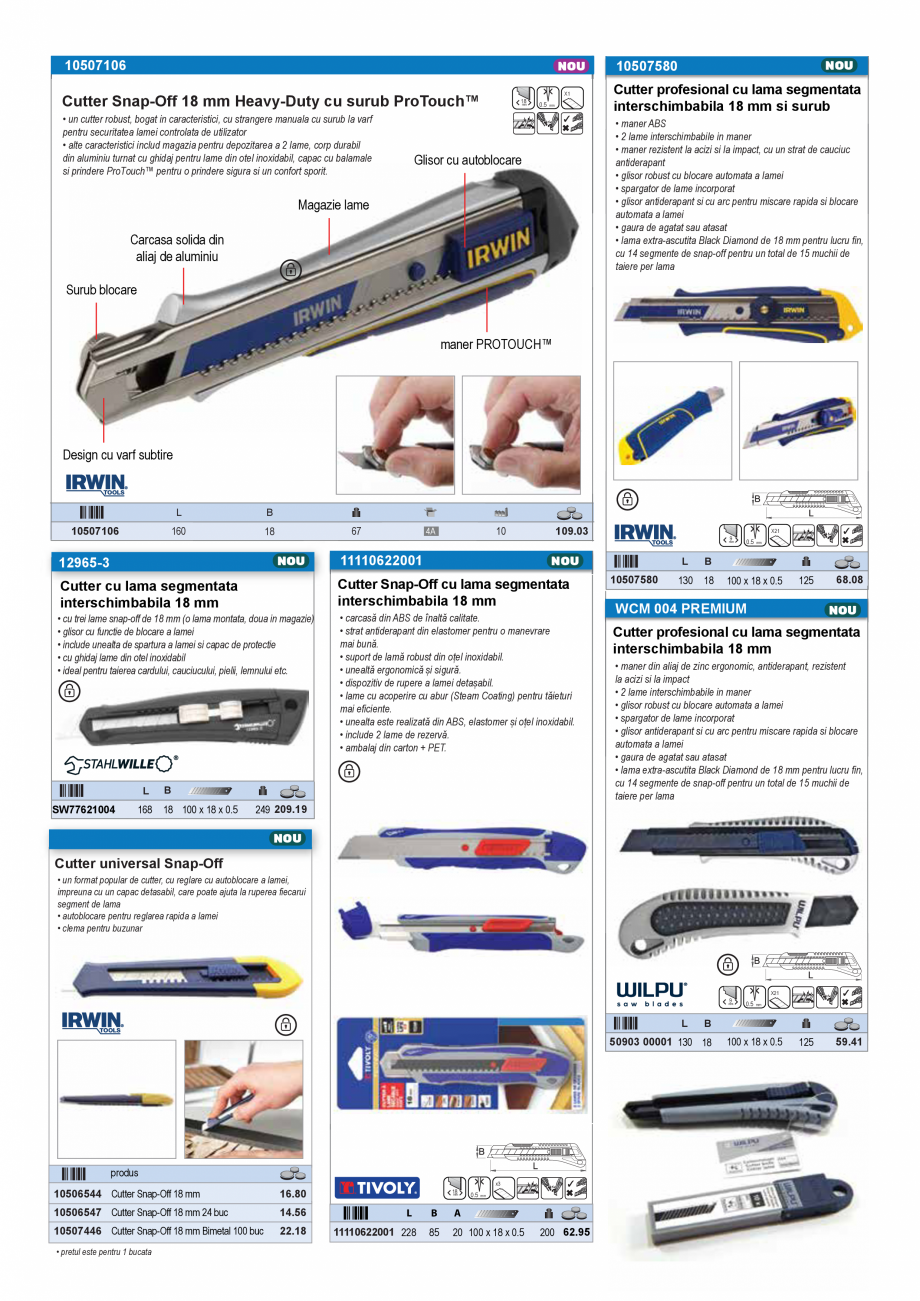 Pagina 7 - CATALOG INDUSTRIAL UNIOR-TEPID 2025-2026 - CUTTERE SI CUTITE EXTINS web  Catalog, brosura...