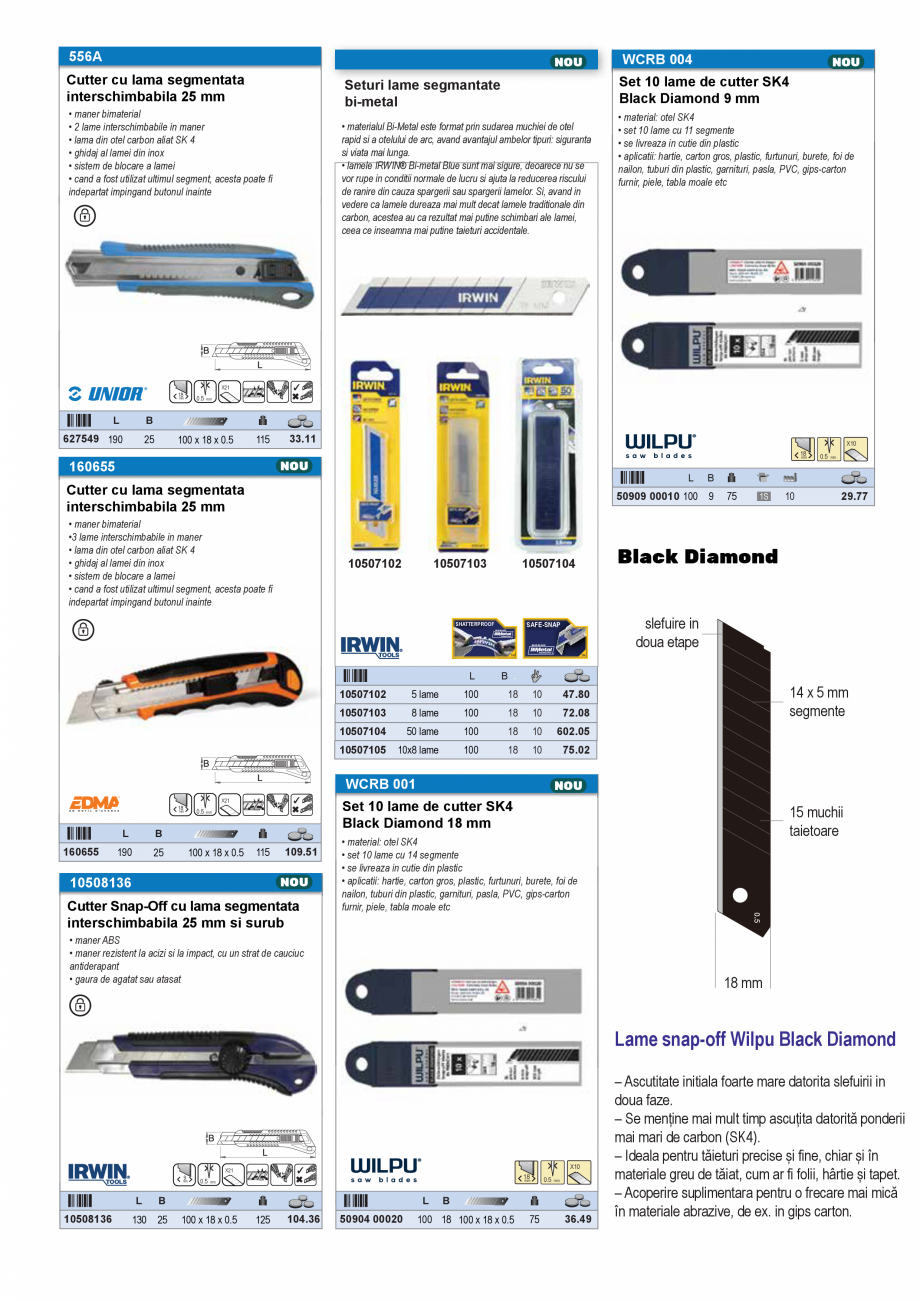 Pagina 8 - CATALOG INDUSTRIAL UNIOR-TEPID 2025-2026 - CUTTERE SI CUTITE EXTINS web  Catalog, brosura...