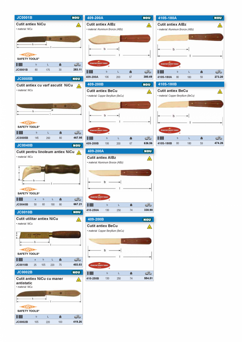 Pagina 22 - CATALOG INDUSTRIAL UNIOR-TEPID 2025-2026 - CUTTERE SI CUTITE EXTINS web  Catalog,...