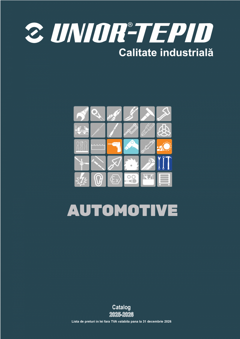 Pagina 1 - CATALOG INDUSTRIAL UNIOR-TEPID 2025-2026 - AUTOMOTIVE web  Catalog, brosura Romana...
