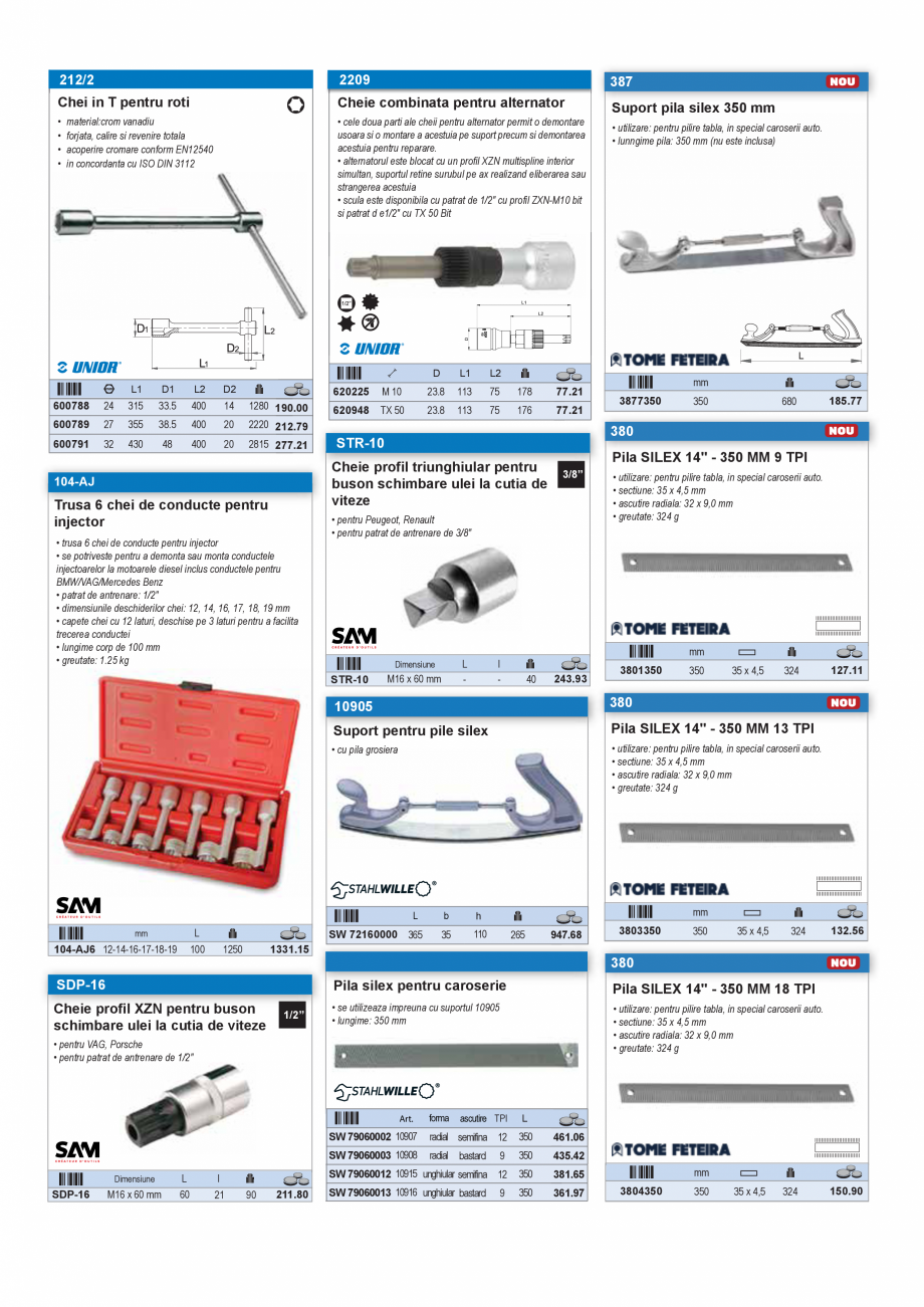 Pagina 5-CATALOG INDUSTRIAL UNIOR-TEPID 2025-2026 - AUTOMOTIVE web  Catalog, brosura Romana etic flexibil
kg
...