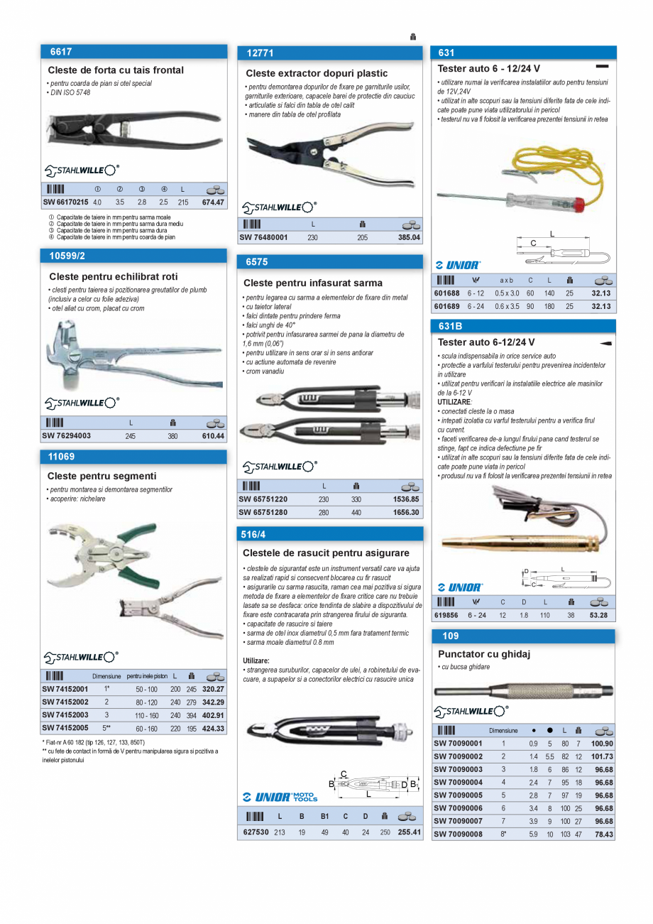 Pagina 6-CATALOG INDUSTRIAL UNIOR-TEPID 2025-2026 - AUTOMOTIVE web  Catalog, brosura Romana metalice,
bolturi...