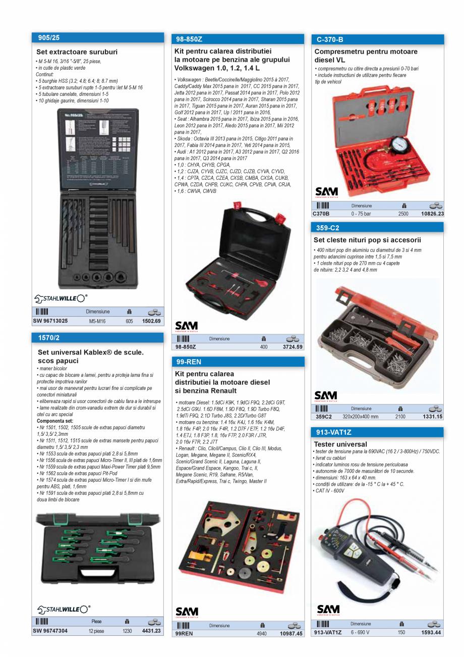 Pagina 7 - CATALOG INDUSTRIAL UNIOR-TEPID 2025-2026 - AUTOMOTIVE web  Catalog, brosura Romana priza ...