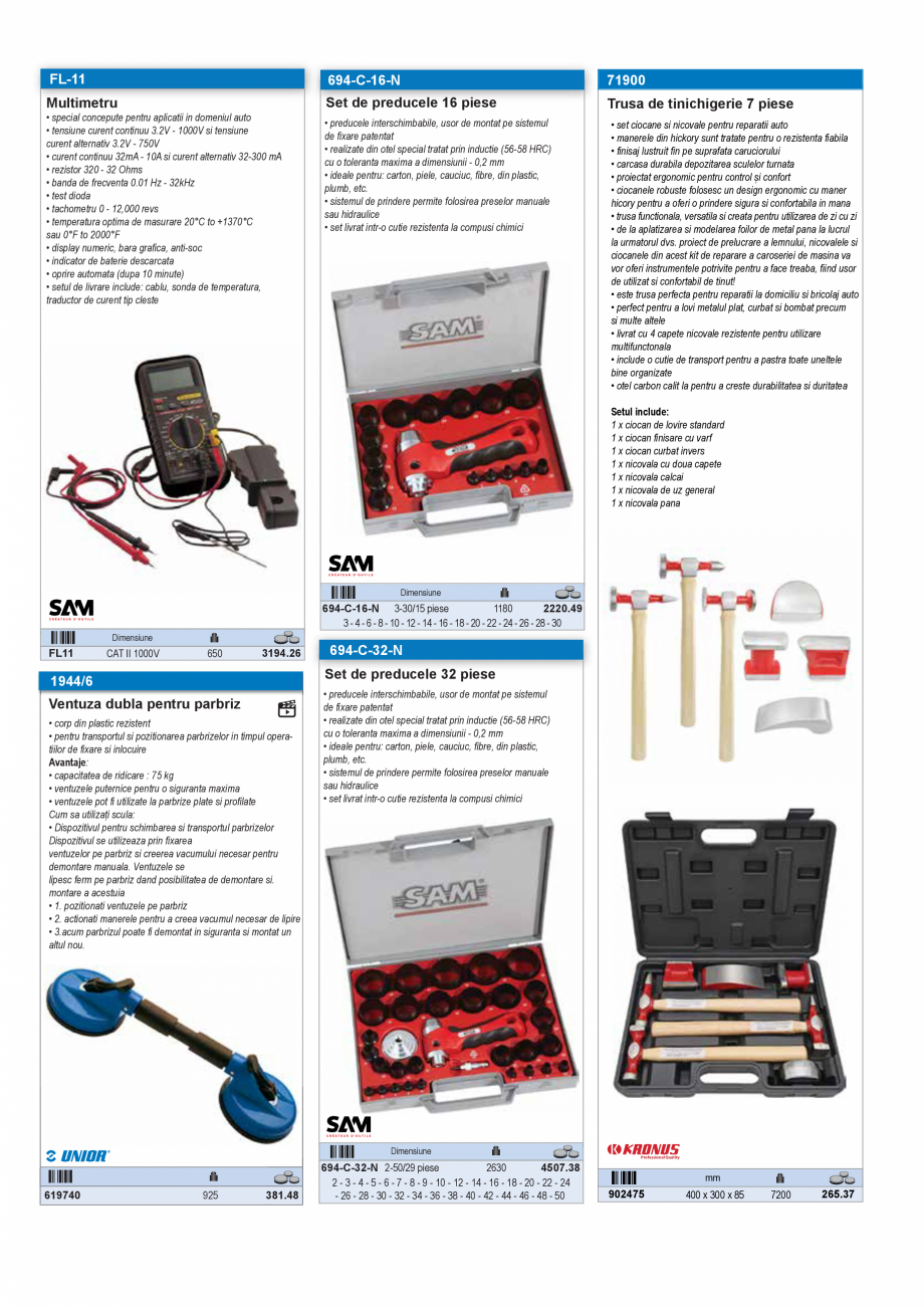 Pagina 8-CATALOG INDUSTRIAL UNIOR-TEPID 2025-2026 - AUTOMOTIVE web  Catalog, brosura Romana 500 lux la 0,5 m ...