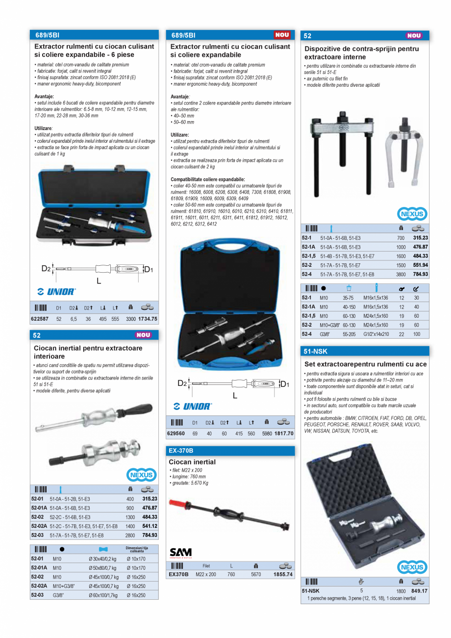 Pagina 10-CATALOG INDUSTRIAL UNIOR-TEPID 2025-2026 - AUTOMOTIVE web  Catalog, brosura Romana rial: otel...