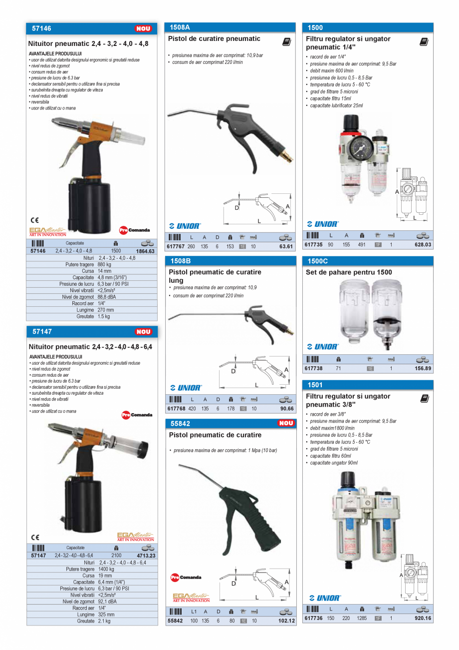 Pagina 58-CATALOG INDUSTRIAL UNIOR-TEPID 2025-2026 - AUTOMOTIVE web  Catalog, brosura Romana E100-3/-3,5/-4/-4...