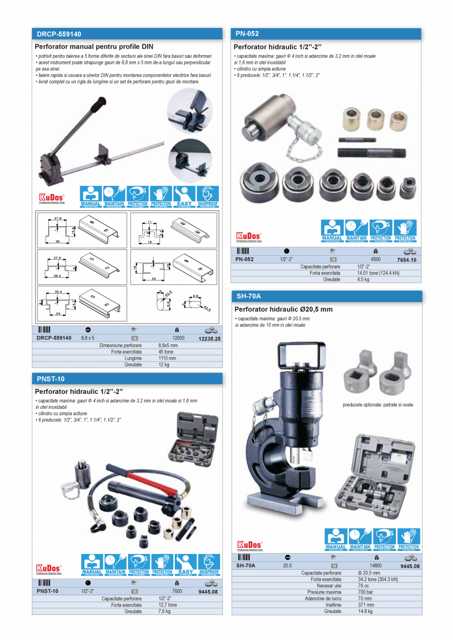 Pagina 13 - CATALOG INDUSTRIAL UNIOR-TEPID 2025-2026 - SCULE HIDRAULICE web  Catalog, brosura Romana...