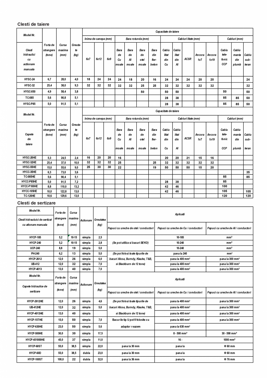 Pagina 31-CATALOG INDUSTRIAL UNIOR-TEPID 2025-2026 - SCULE HIDRAULICE web  Catalog, brosura Romana forare...