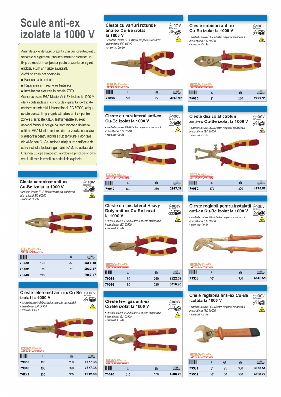 Pagina 49 - CATALOG INDUSTRIAL UNIOR-TEPID 2025-2026 - SCULE ANTI-EX web  Catalog, brosura Romana 59...