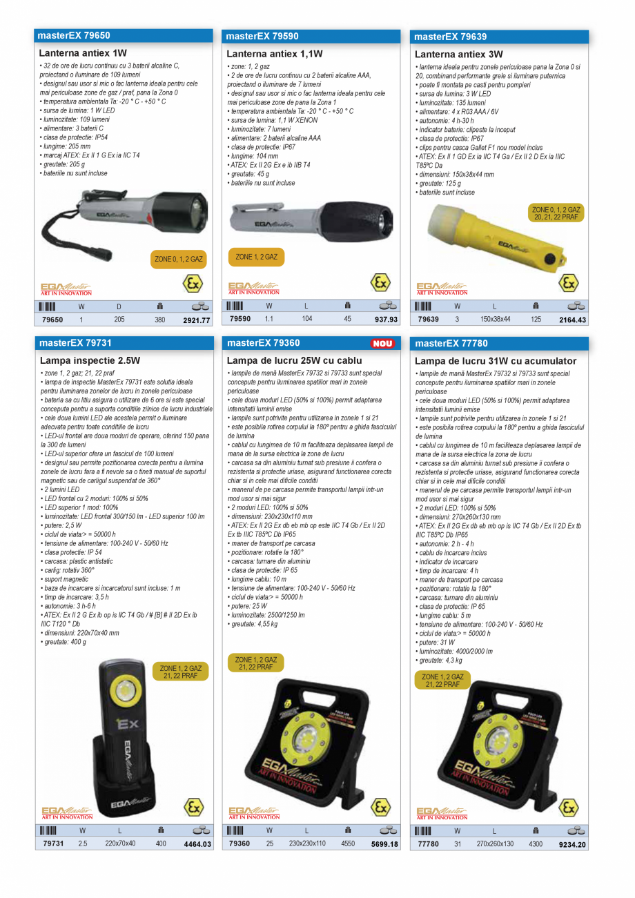 Pagina 53 - CATALOG INDUSTRIAL UNIOR-TEPID 2025-2026 - SCULE ANTI-EX web  Catalog, brosura Romana...