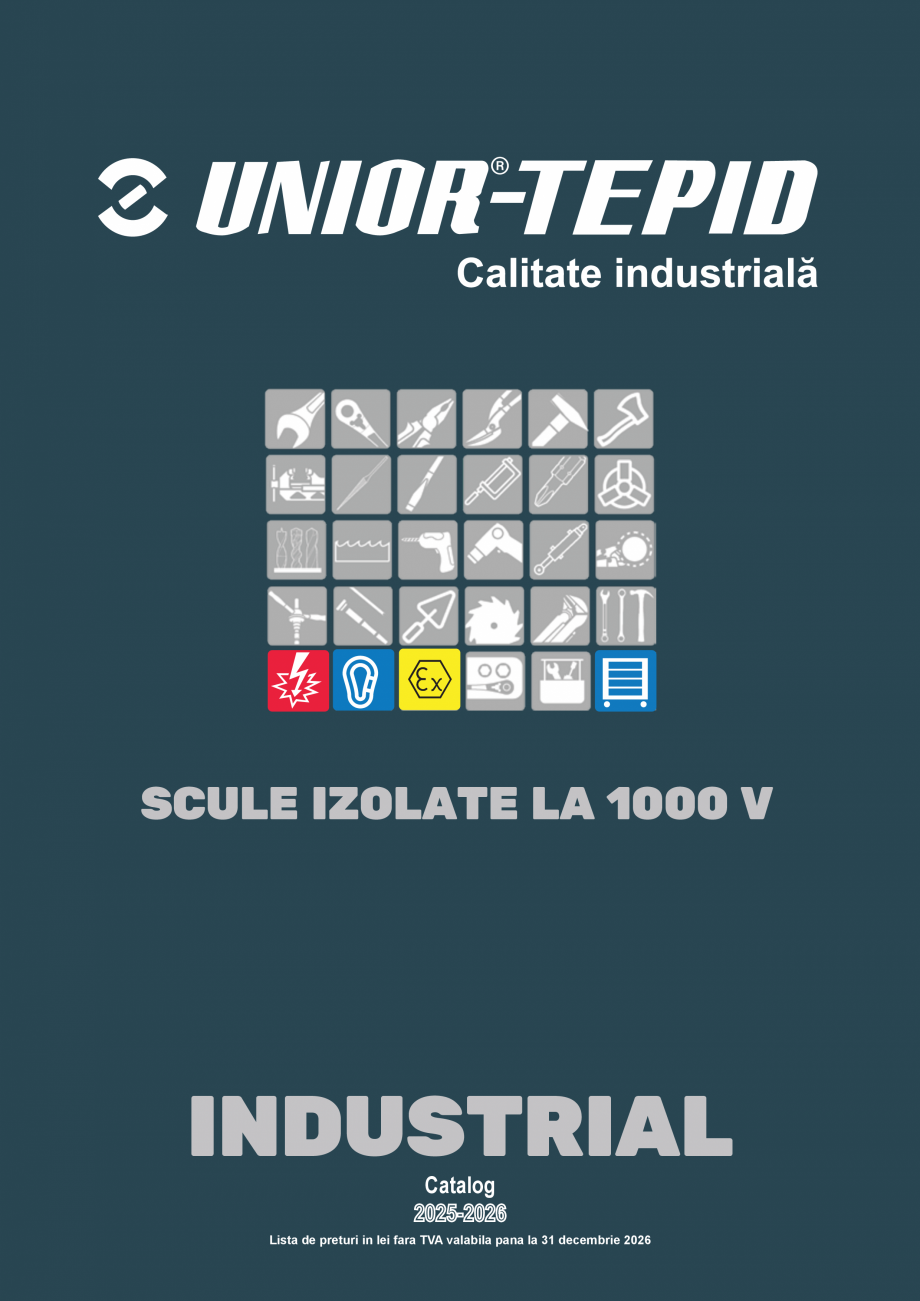 Pagina 1 - CATALOG INDUSTRIAL UNIOR-TEPID 2025-2026 - SCULE IZOLATE LA 1000 V web  Catalog, brosura ...