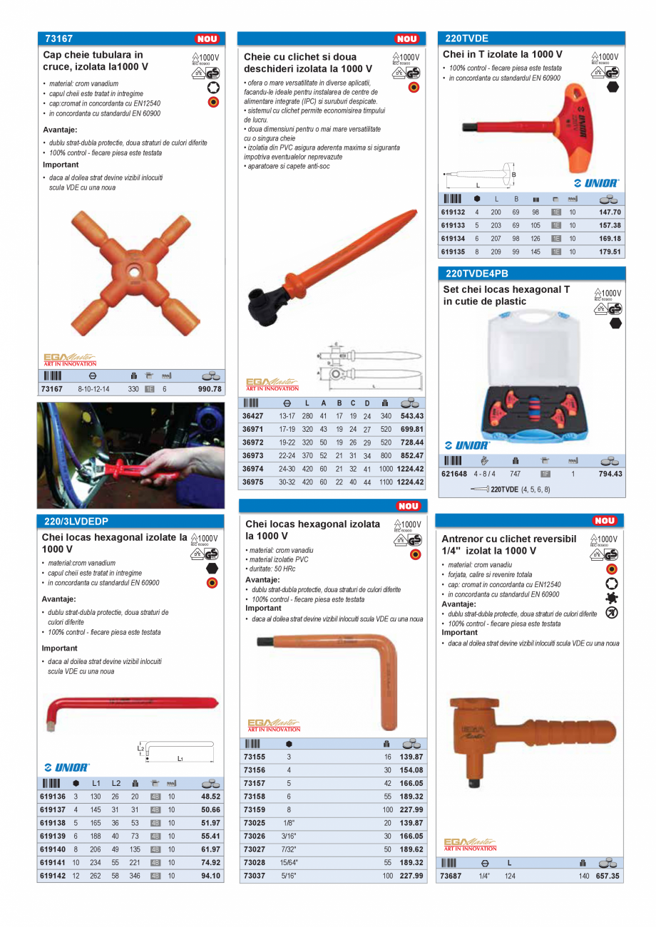 Pagina 7-CATALOG INDUSTRIAL UNIOR-TEPID 2025-2026 - SCULE IZOLATE LA 1000 V web  Catalog, brosura Romana alul...