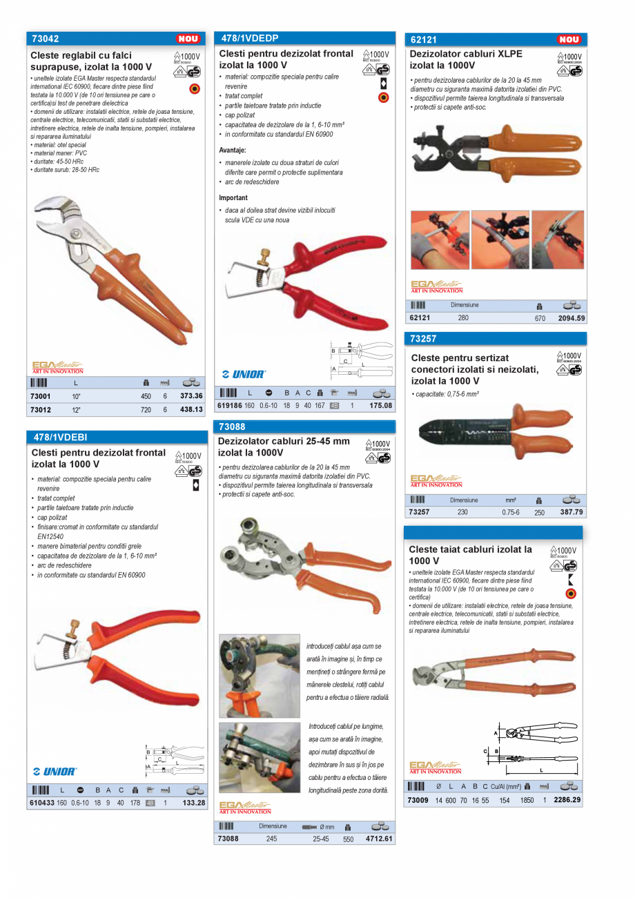 Pagina 19-CATALOG INDUSTRIAL UNIOR-TEPID 2025-2026 - SCULE IZOLATE LA 1000 V web  Catalog, brosura Romana ...
