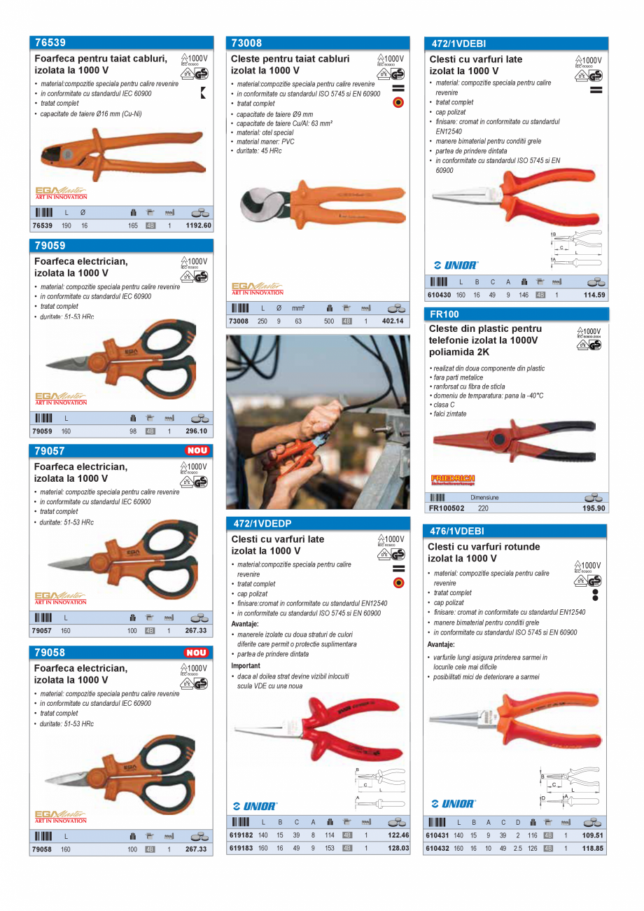 Pagina 22-CATALOG INDUSTRIAL UNIOR-TEPID 2025-2026 - SCULE IZOLATE LA 1000 V web  Catalog, brosura Romana vine...