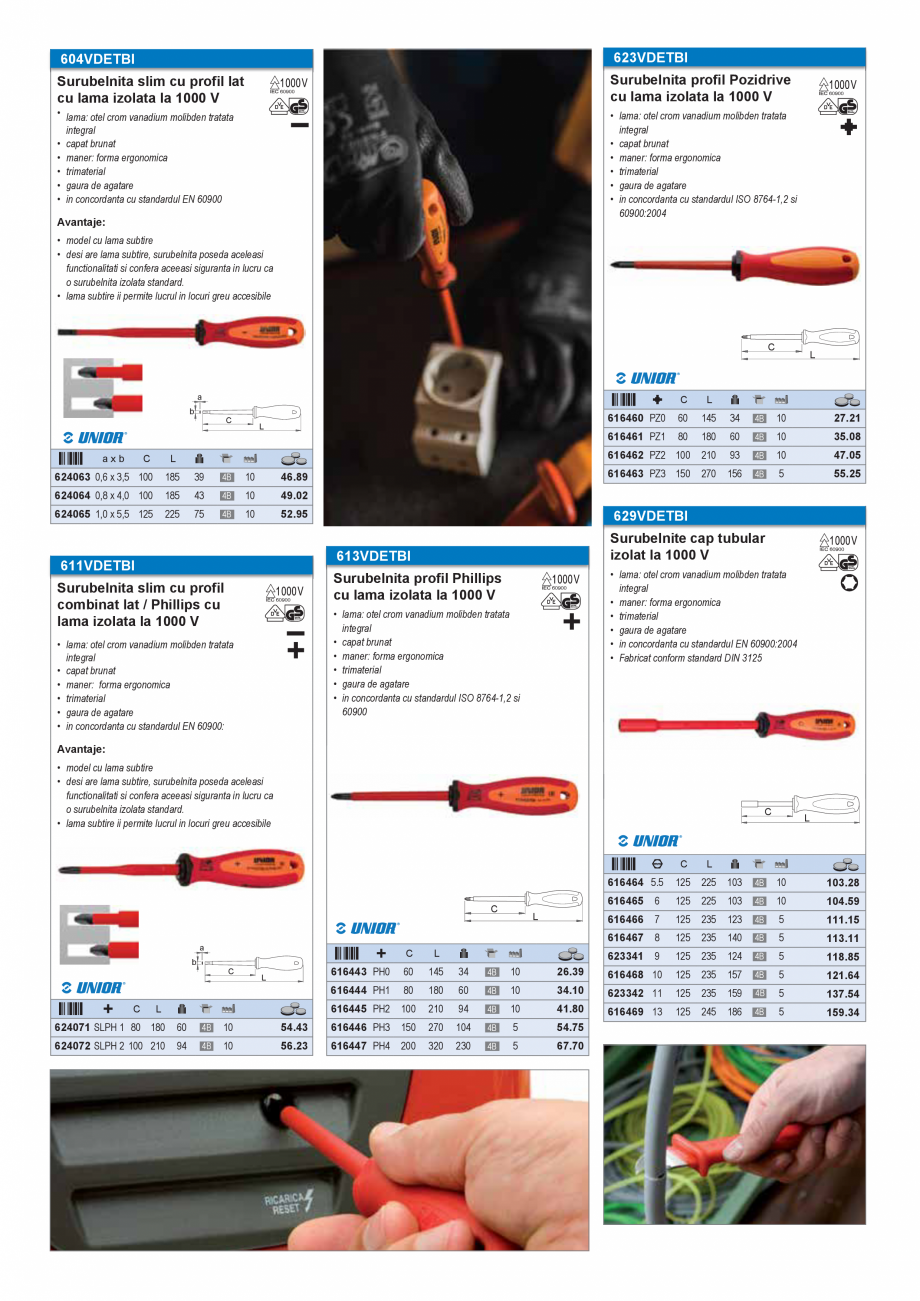 Pagina 26-CATALOG INDUSTRIAL UNIOR-TEPID 2025-2026 - SCULE IZOLATE LA 1000 V web  Catalog, brosura Romana ...