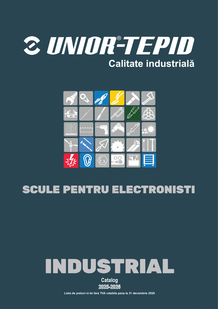 Pagina 1-CATALOG INDUSTRIAL UNIOR-TEPID 2025-2026 - SCULE PENTRU ELECTRONISTI WEB  Catalog, brosura Romana...