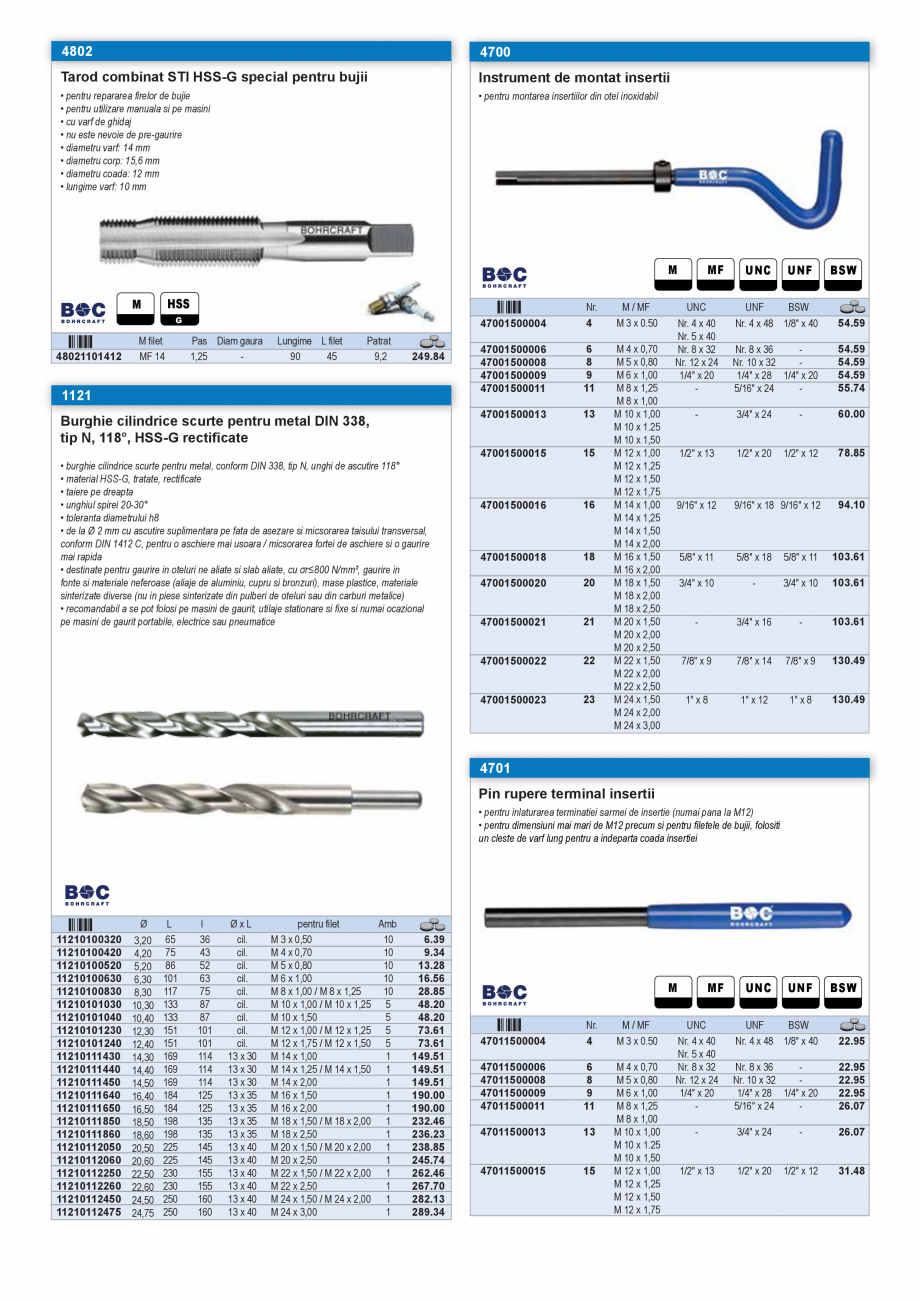 Pagina 12-EXTRACTOARE SURUBURI RUPTE  Catalog, brosura Romana elor uzate si deteriorate

M

4600
Insertii...