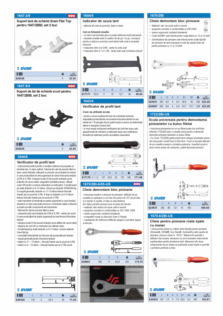 Pagina 18-CATALOG INDUSTRIAL UNIOR-TEPID 2025-2026 - SCULE SERVISARE BICICLETE web  Catalog, brosura Romana...