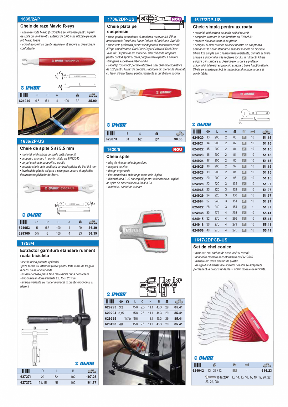 Pagina 31-CATALOG INDUSTRIAL UNIOR-TEPID 2025-2026 - SCULE SERVISARE BICICLETE web  Catalog, brosura Romana...