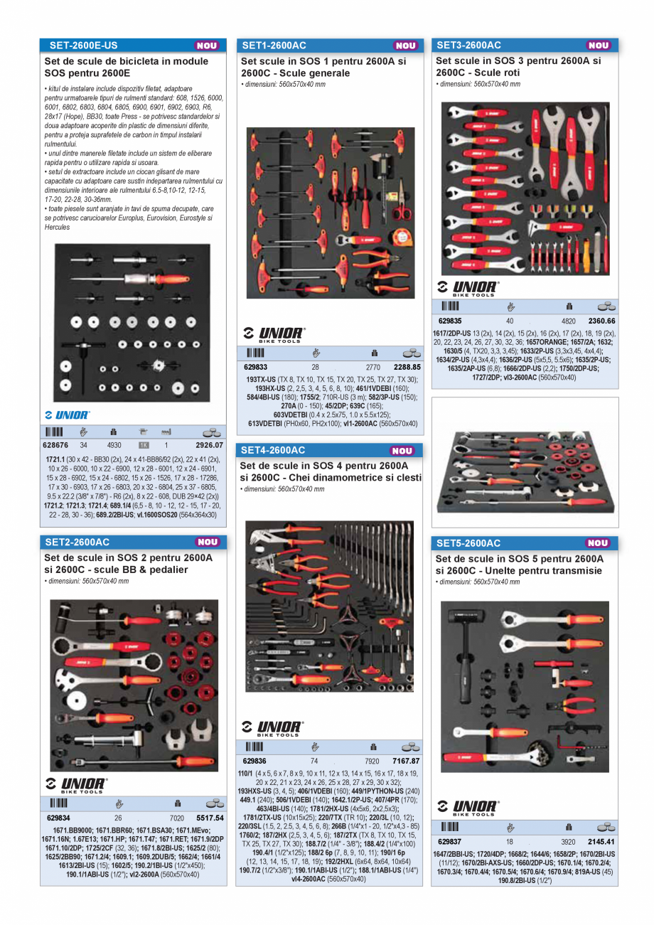 Pagina 48-CATALOG INDUSTRIAL UNIOR-TEPID 2025-2026 - SCULE SERVISARE BICICLETE web  Catalog, brosura Romana...